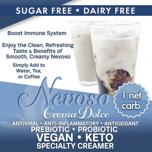 Nevoso Crema Dolce Sugar Free Dairy Free Creamer